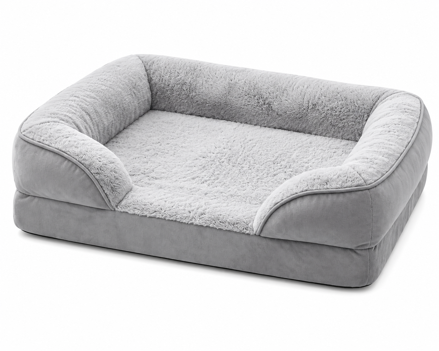 𝒍𝒖𝒄𝒌𝒚𝒔𝒍𝒊𝒎𝒍𝒂𝒃™ Calming Cloud Memory Foam Pet Lounge Bed