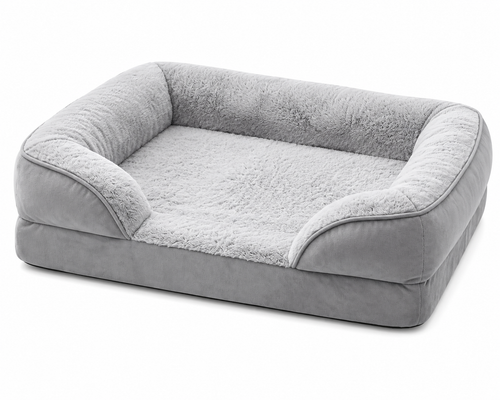 𝒍𝒖𝒄𝒌𝒚𝒔𝒍𝒊𝒎𝒍𝒂𝒃™ Calming Cloud Memory Foam Pet Lounge Bed