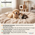 𝒍𝒖𝒄𝒌𝒚𝒔𝒍𝒊𝒎𝒍𝒂𝒃™ CozyNest Self-Warming Pet Blanket