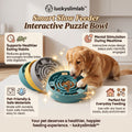 𝒍𝒖𝒄𝒌𝒚𝒔𝒍𝒊𝒎𝒍𝒂𝒃™ Smart Slow Feeder Interactive Puzzle Bowl