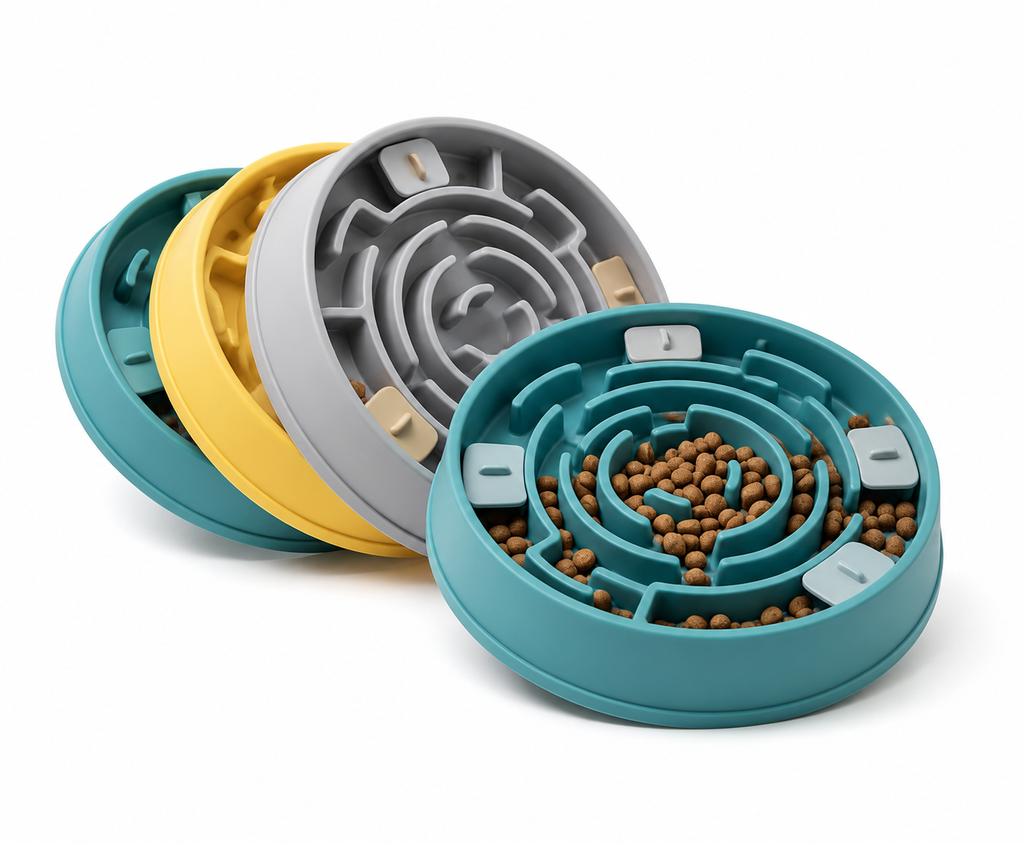 𝒍𝒖𝒄𝒌𝒚𝒔𝒍𝒊𝒎𝒍𝒂𝒃™ Smart Slow Feeder Interactive Puzzle Bowl