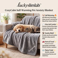 𝒍𝒖𝒄𝒌𝒚𝒔𝒍𝒊𝒎𝒍𝒂𝒃™ CozyCalm Self-Warming Pet Anxiety Blanket