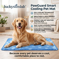 𝒍𝒖𝒄𝒌𝒚𝒔𝒍𝒊𝒎𝒍𝒂𝒃™ PawGuard Smart Cooling Pet Mat